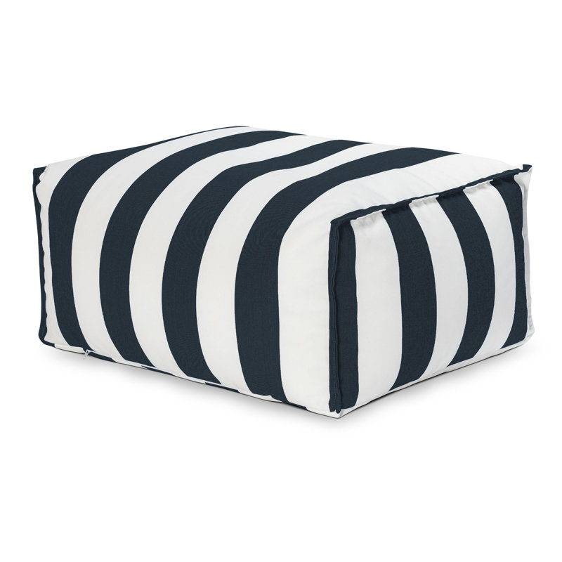 Santorin Outdoor Ottoman, Navy