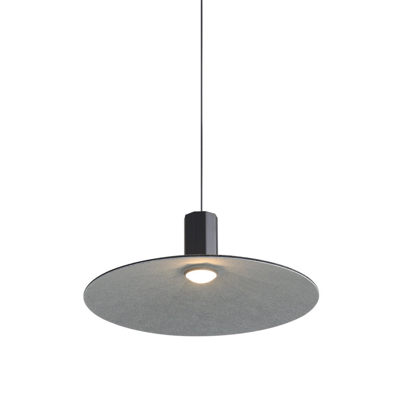 Luminaire suspendu DEL 8 po Meier, Noir