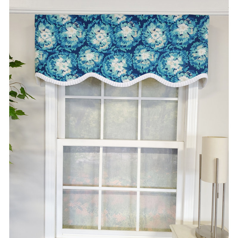 Starburst Scalloped Window Valance