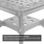 Élégante table basse carrée pour patio extérieur-514546525