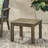 Grey Wood Side Table - Open Slat Top, 19.88 X 14.88 , Slat, 19.88In 15In