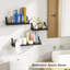 Tablette flottante en bois massif Mekela-318570637