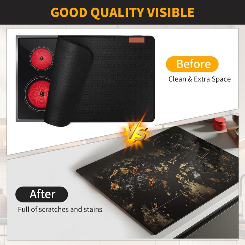 Housses de dessus de cuisinière pour tapis de cuisinière électrique