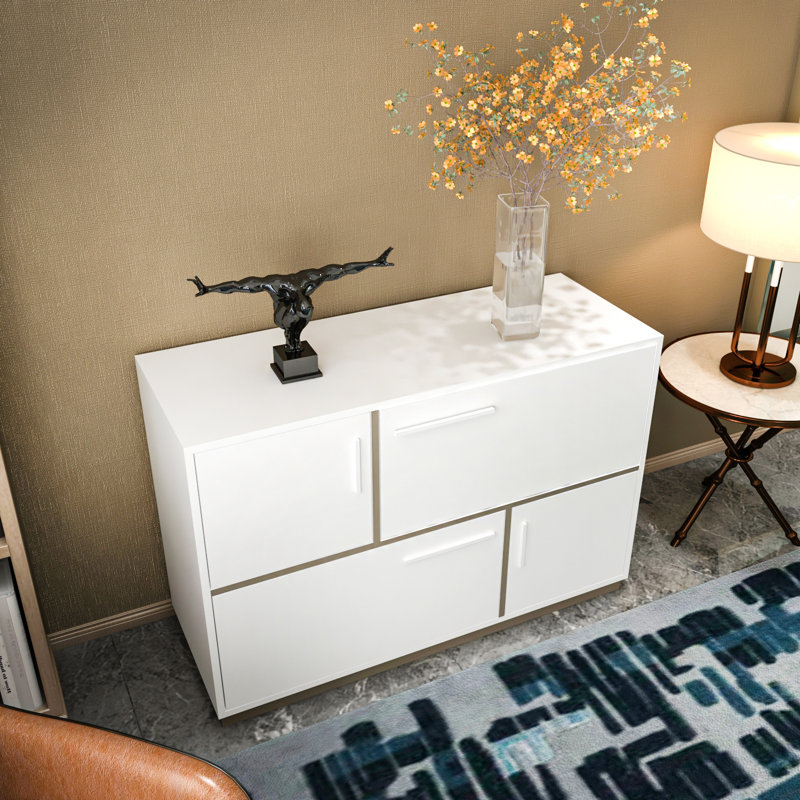 Amelie-Mai 47.2'' Sideboard, White/Galaxy
