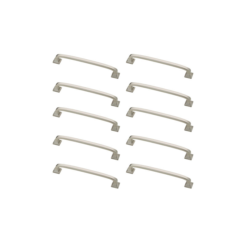 Ensemble de poignées-barres pour appareils ménagers Lombard, Nickel satiné, 5.06"
