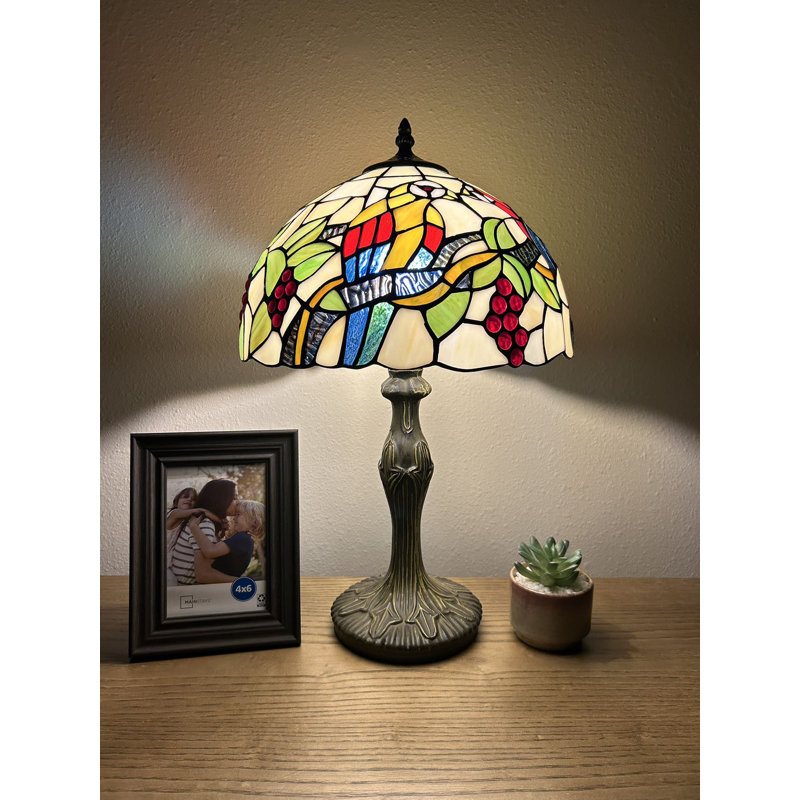 Lampe de table Hailley Tiffany H19 * W12