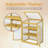Greenhouse Wooden Cold Frame Greenhouse, Mini Greenhouse, Polycarbonate Garden Greenhouse Cabinet 2-Tier