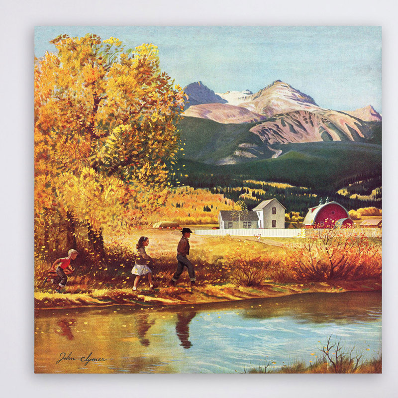 « colorado creek », reproduction d’art sur toile tendue, H 40 po x l 40 po x P 1,5 po