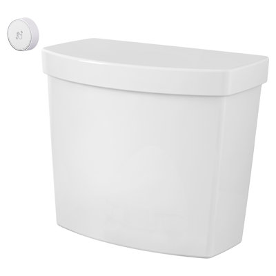 Cadet Touchless 1.28 GPF Single Flush Toilet Tank Only in White