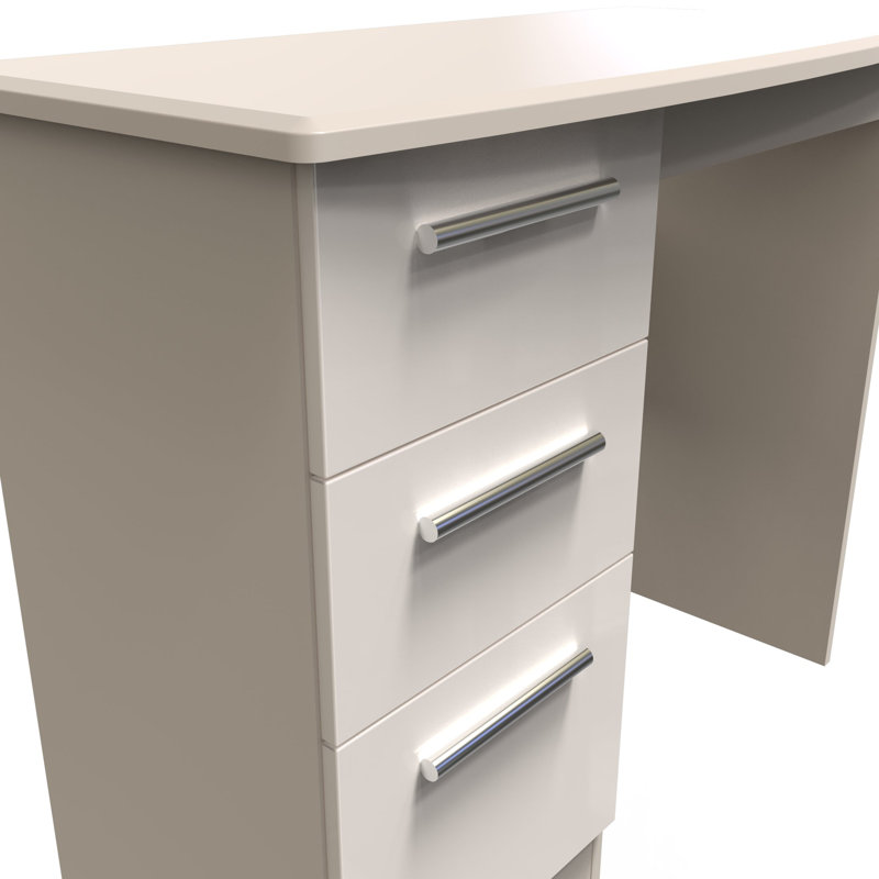 Knightsbridge 3 Drawer Vanity in Kashmir Gloss & Kashmir (Ready Assembled)