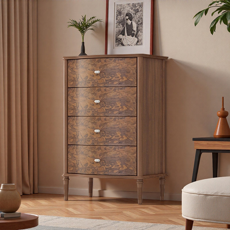 Buffet américain de luxe rétro, Brun