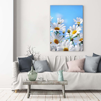 Daisies - Wrapped Canvas Print