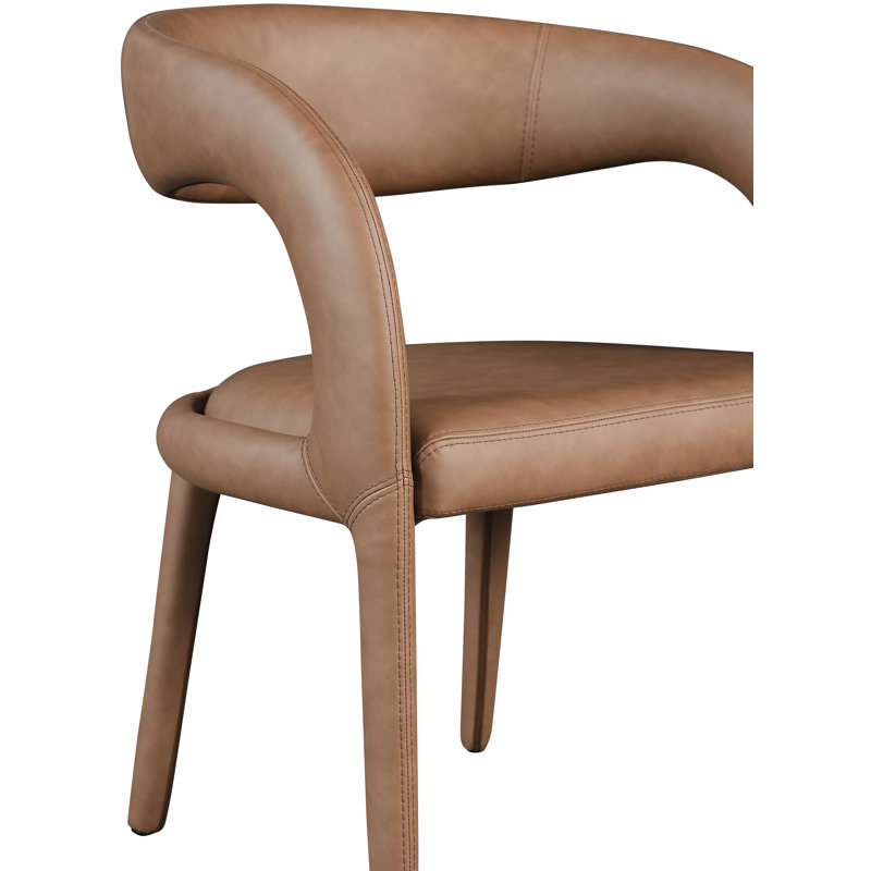 Aurich 18'' H Vegan Leather Upholstered Armchair