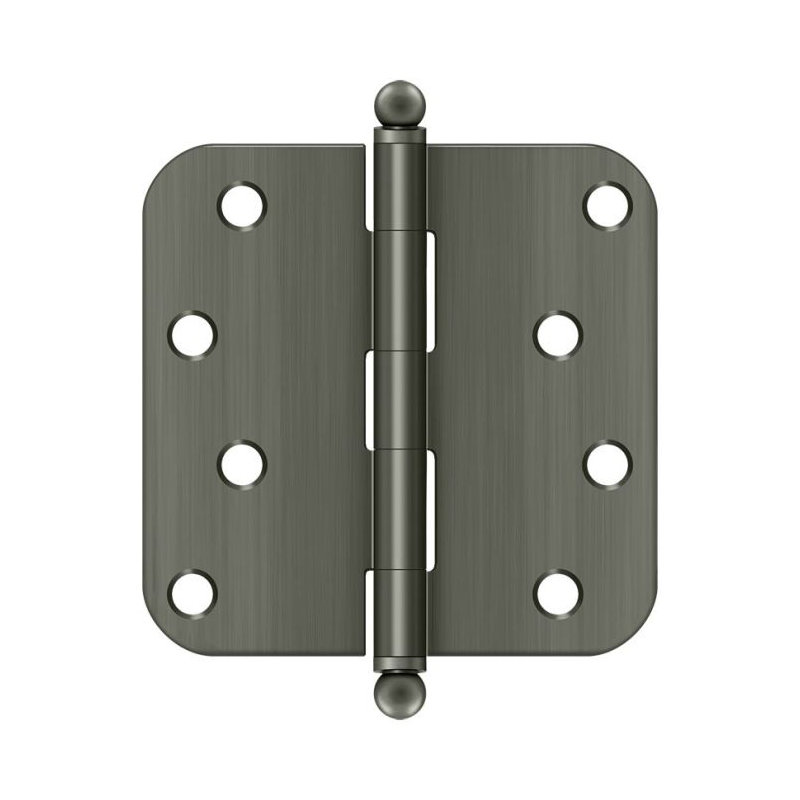 102'' x 102'' Steel Butt Bearing Hinge, Antique Nickel