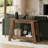41.3" Console Table, 2-Tier Farmhouse Sofa Entryway Table with Storage