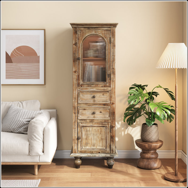 Armoire de rangement Farmhouse, Noyer