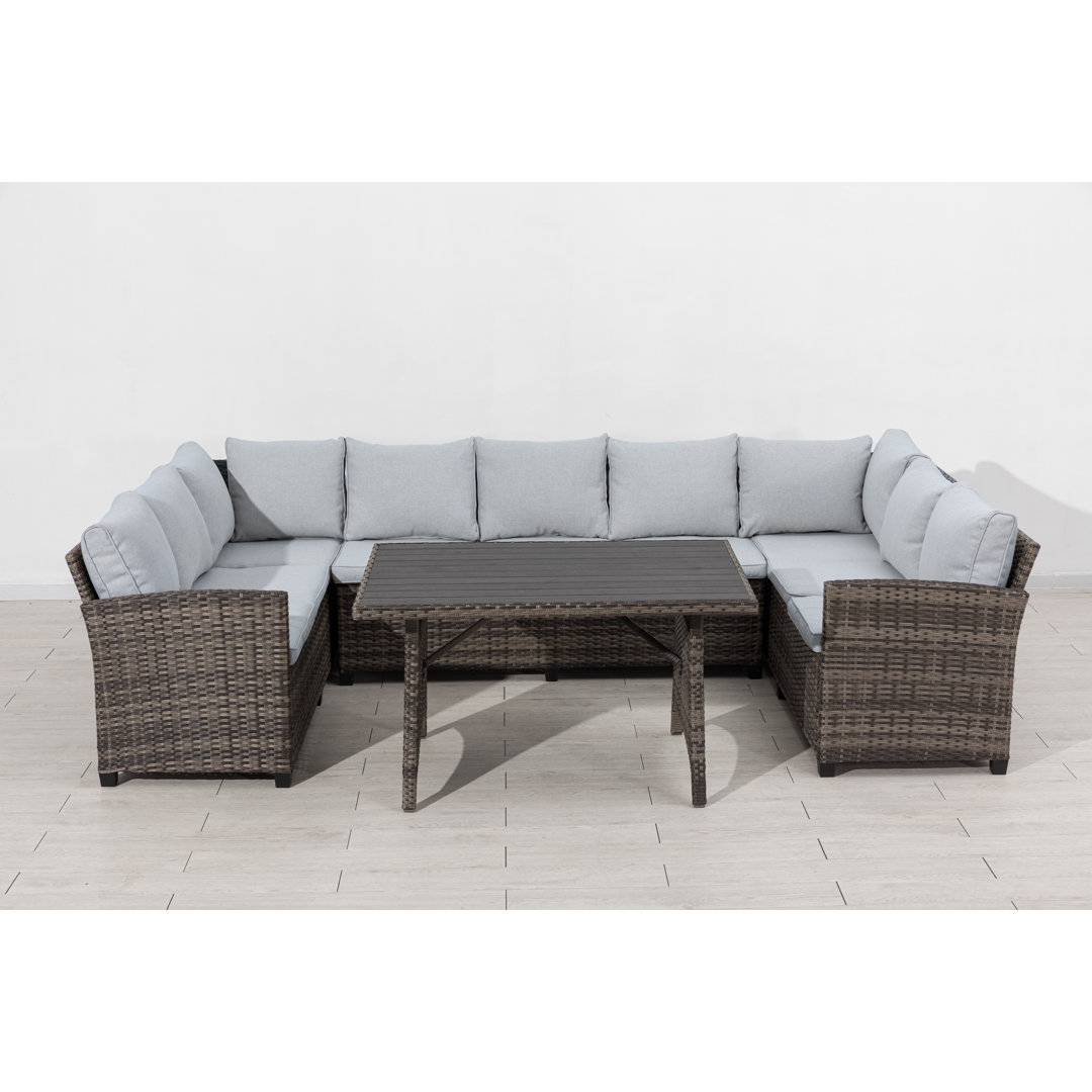 9-Sitzer Lounge-Set Ancelmo mit Polster