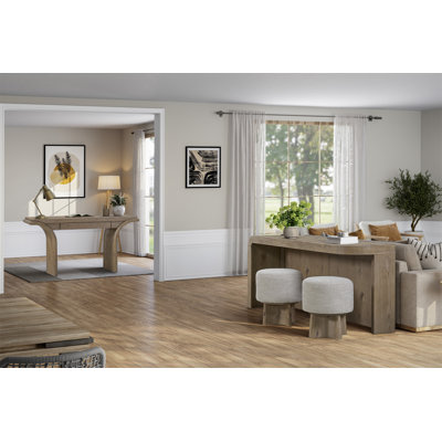 Banc de divertissement avec tabourets English Knotty Oak