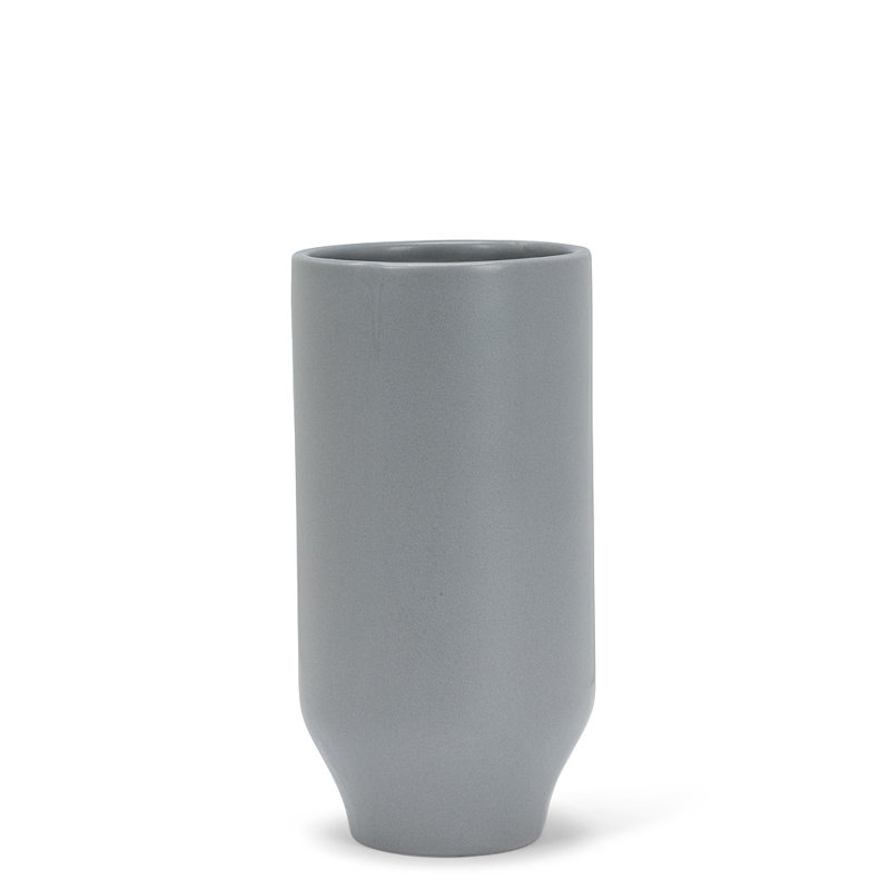 Vase gris mat