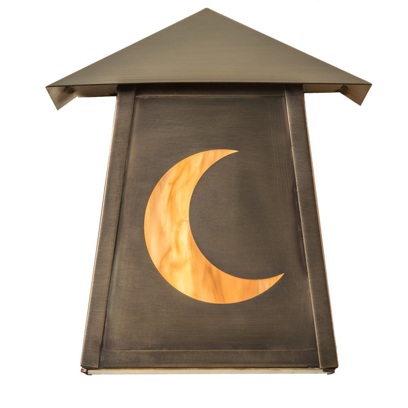 Stillwater Crescent Moon 1 - Light Outdoor Flush Mount