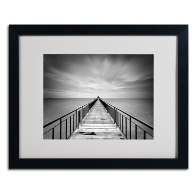 Framed Wall Art - Michael De Guzman ‘Withstand’ Wall Decor with Matted Frame - Living Room, Kitchen, and Bathroom Art - 16x20