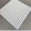 Carreau de mosaïque de mur et de plancher en marbre blanc de 5/8 po x 5/8 po Thasoos