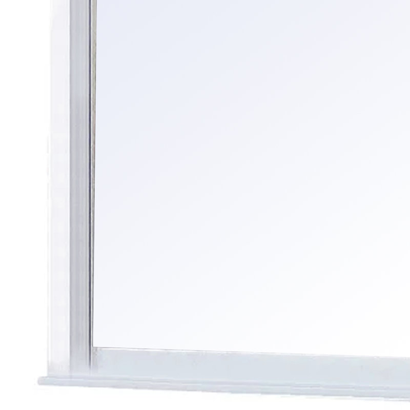 Miroir mural biseauté en bois Rosalind
