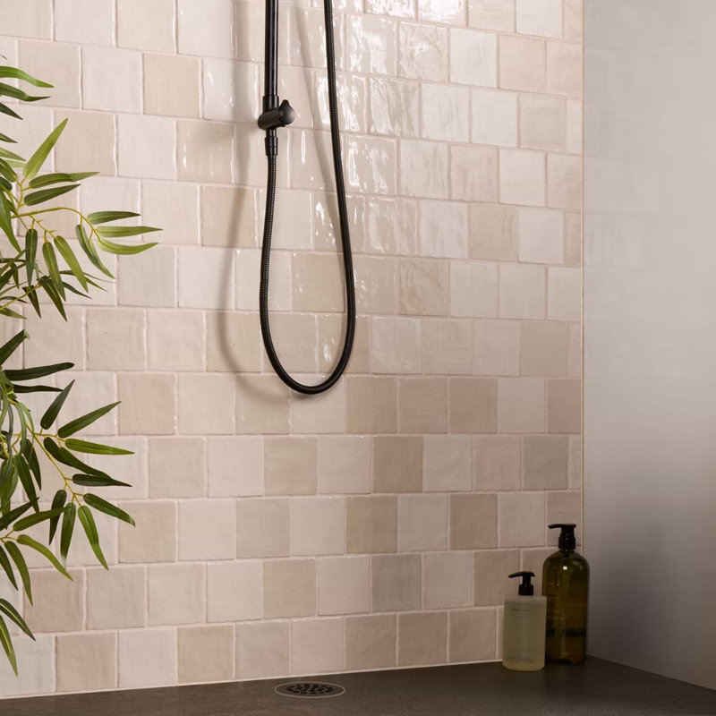 Portmore 4X4 Glazed Ceramic Tile, Sand