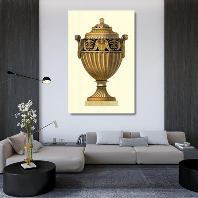 Red Barrel Studio® Vision Studio Gallery Wrapped Canvas Art Titled: Empire Urn III