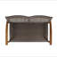 Causeuse en bois et osier Hampton-1019554959