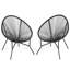 Méridienne Papasan (ensemble de 6) Clancy