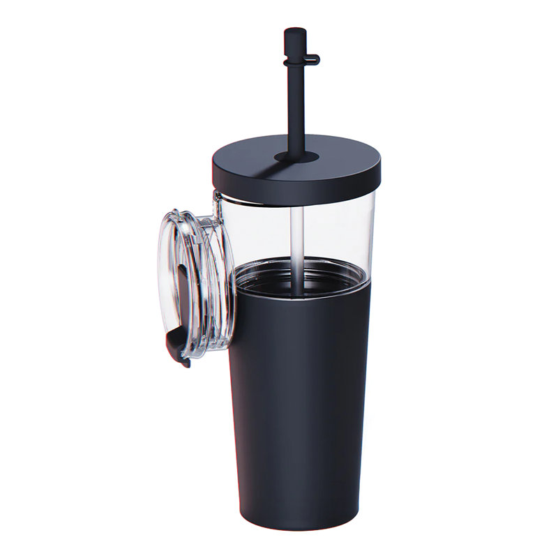 Asobu Marina 28oz. Vacuum Insulated Stainless Steel Travel Tumbler, Black