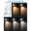 Éclairage pour marches 5CCT 120V à DEL, éclairage d'escalier antireflet, façade magnétique