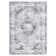 Machine Washable Rugs Oriental Floral Non-Slip Low Pile Rubber Backing Area Rug for Living Room Bedroom Kitchen Dining Room