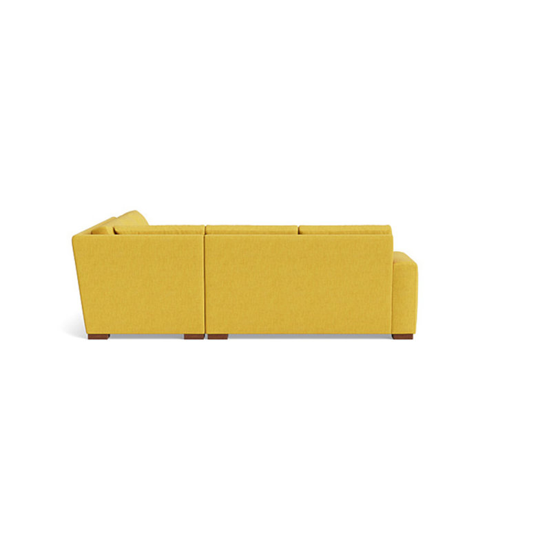 Couch Potato Sectional, Performance Velvet - Uniform, Right Hand Facing