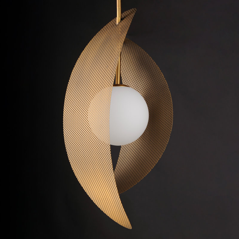 Chips 1 - Light Pendant, Brass, Brass
