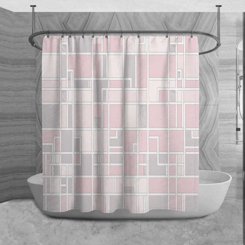 Rideau de douche Kryslin, H 73 po x l 70 po