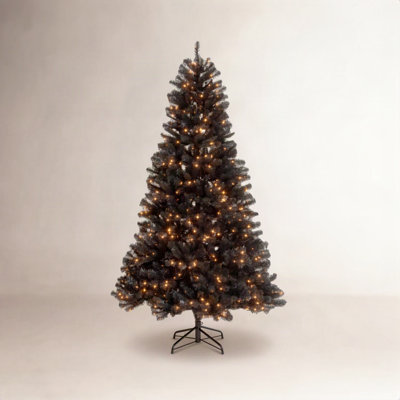 7' Pre-Lit Spruce Christmas Tree