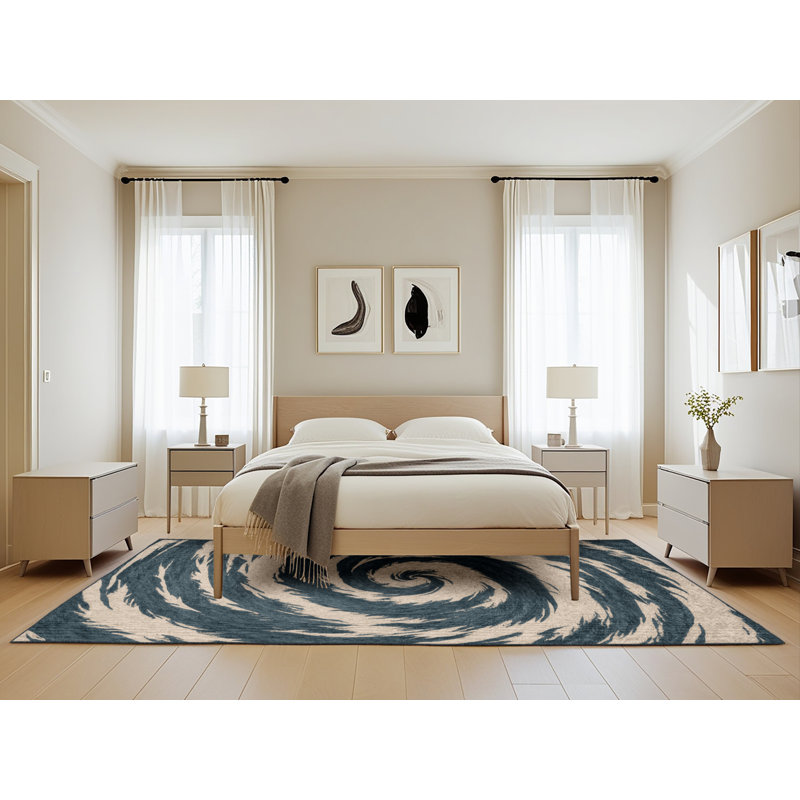 Tapis gris lavable à la machine, Rectangle de 5 pi x 8 pi