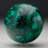 Hand-Polished Solid 3.5" Diameter Malachite Sphere // Ver. III