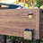 Permasteel 80-Qt Oak Wood Outdoor Patio Cooler with Wicker Bottom Shelf