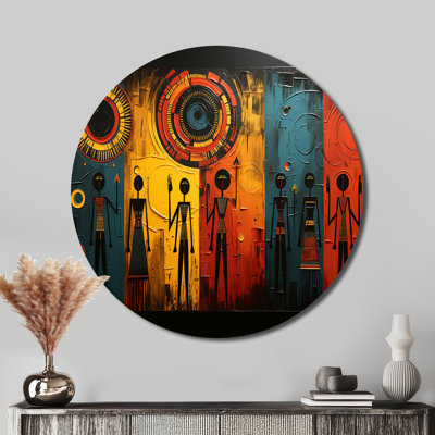 Leny - People, art rond en métal