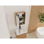 Armoire de salle de bain à miroir avec rangement, armoire à pharmacie murale avec porte miroir