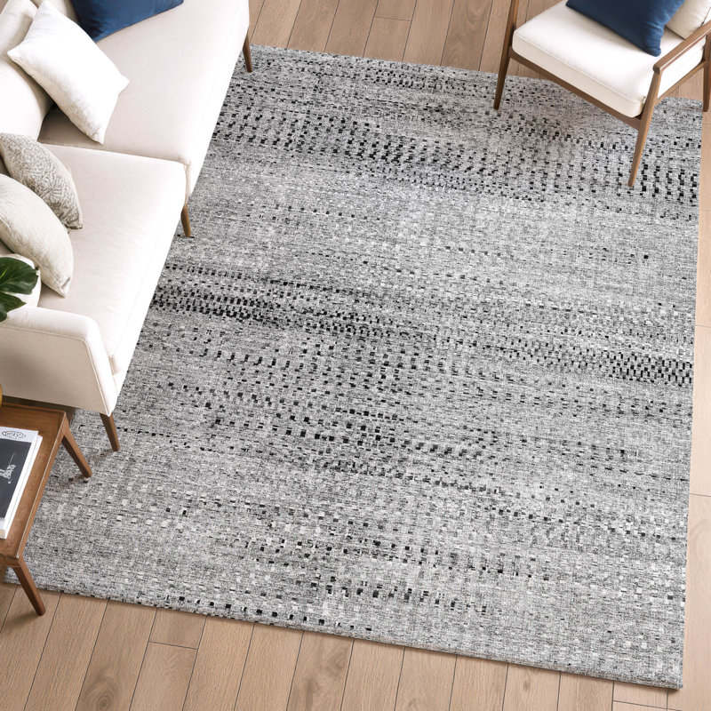 Tapis de qualité supérieure lavable à la machine Mayfield AMF2137, Grey, 9' x 12'