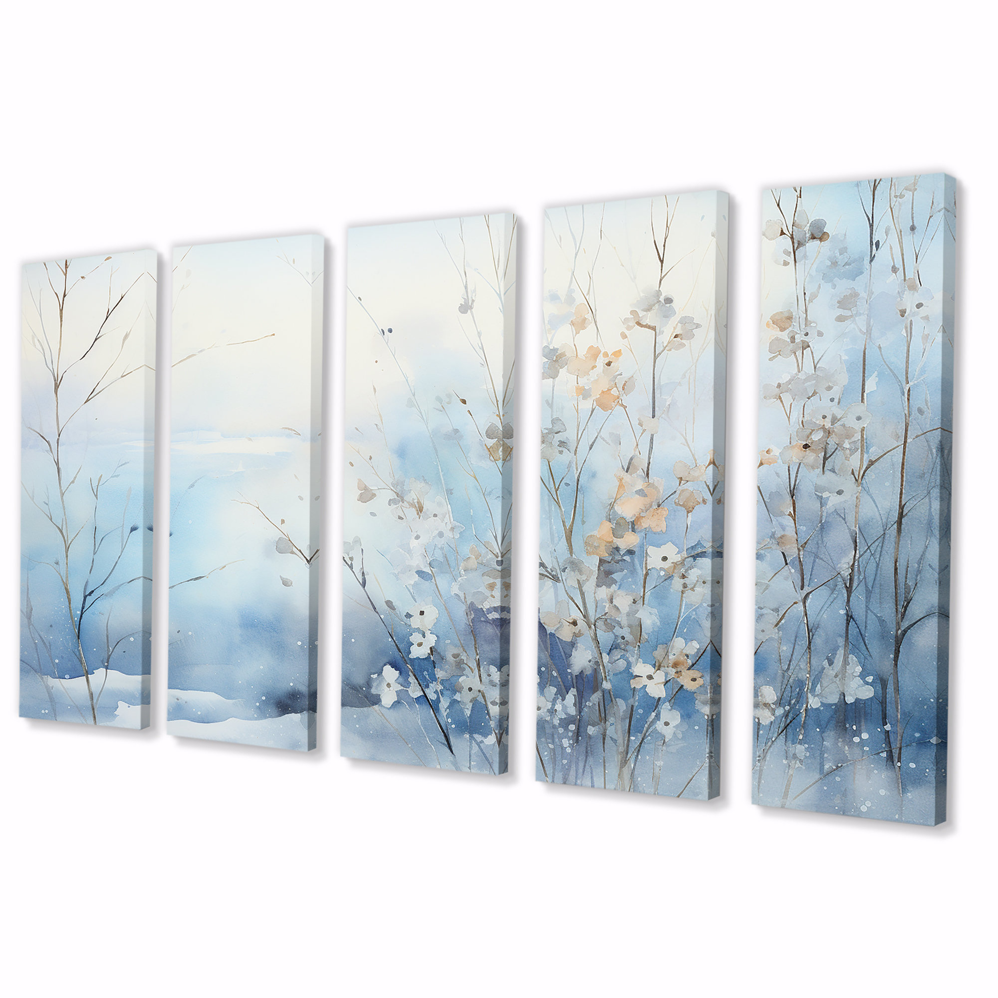 Red Barrel Studio® Frosty Scenic Winter Landscape III - Winter ...