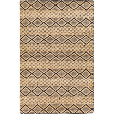 Colin Geometric Handwoven Tan Area Rug
