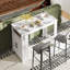Faux Marble Top Dining Table
