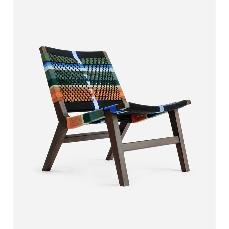 Casares Lounge Chair, Mot Mot Pattern , Natural