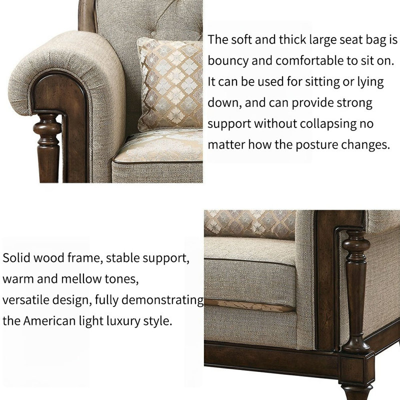 American-style retro sofa