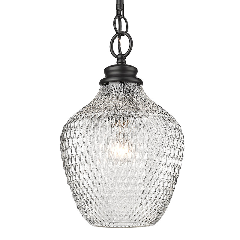 Bertsch 1 - Light Shaded Pendant, Matte Black